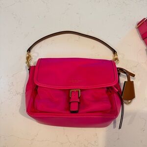 Tory Burch Vibrant Pink Shoulder Bag